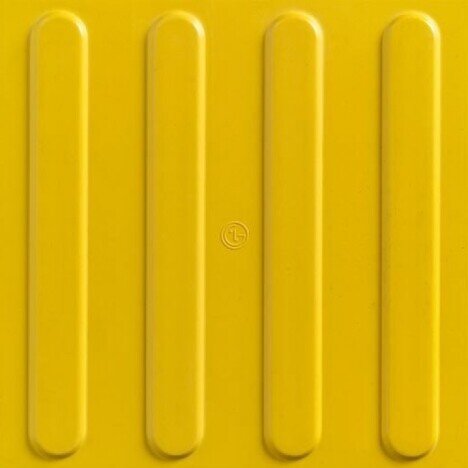 Marcaje tactile pentru nevazatori galbene