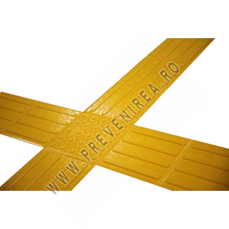 Marcaje tactile pentru nevazatori galbene
